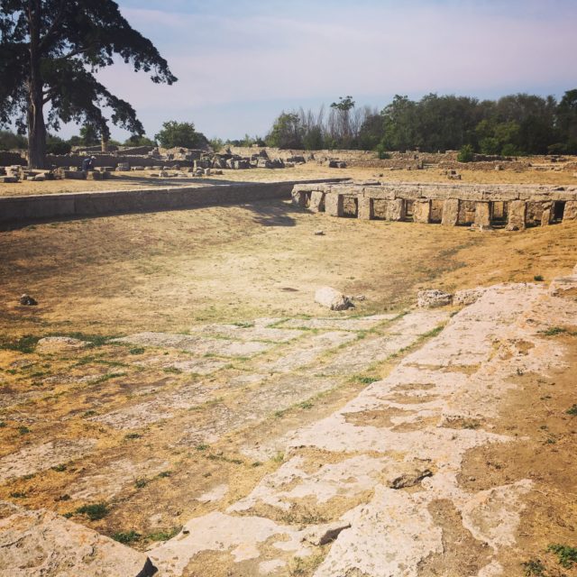 The accessible swimming pool at Paestum!