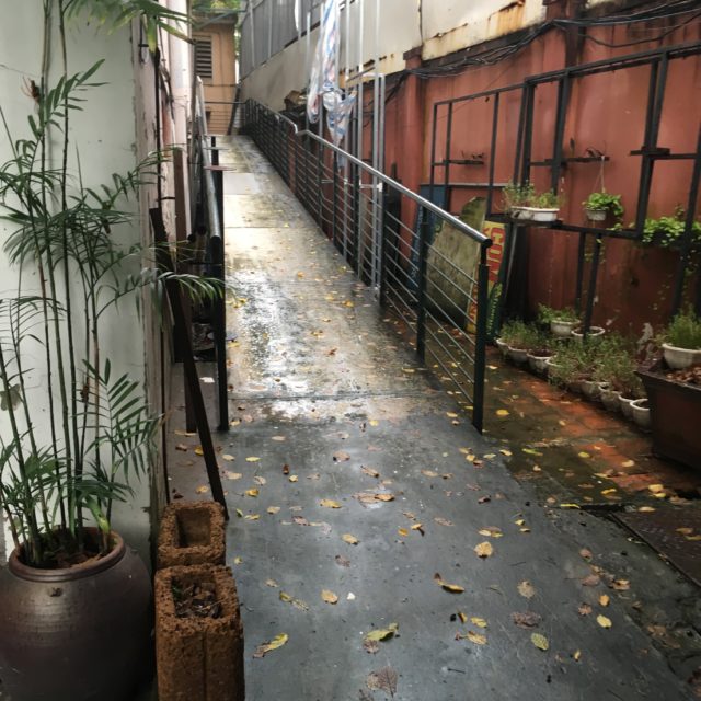 The ramp access in to the Vietnamese Women's Museum