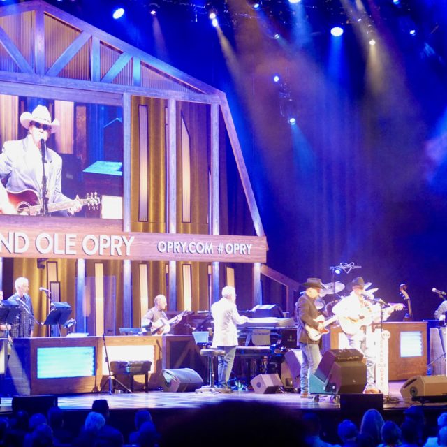 Watching a show at the Grand Ole Opry