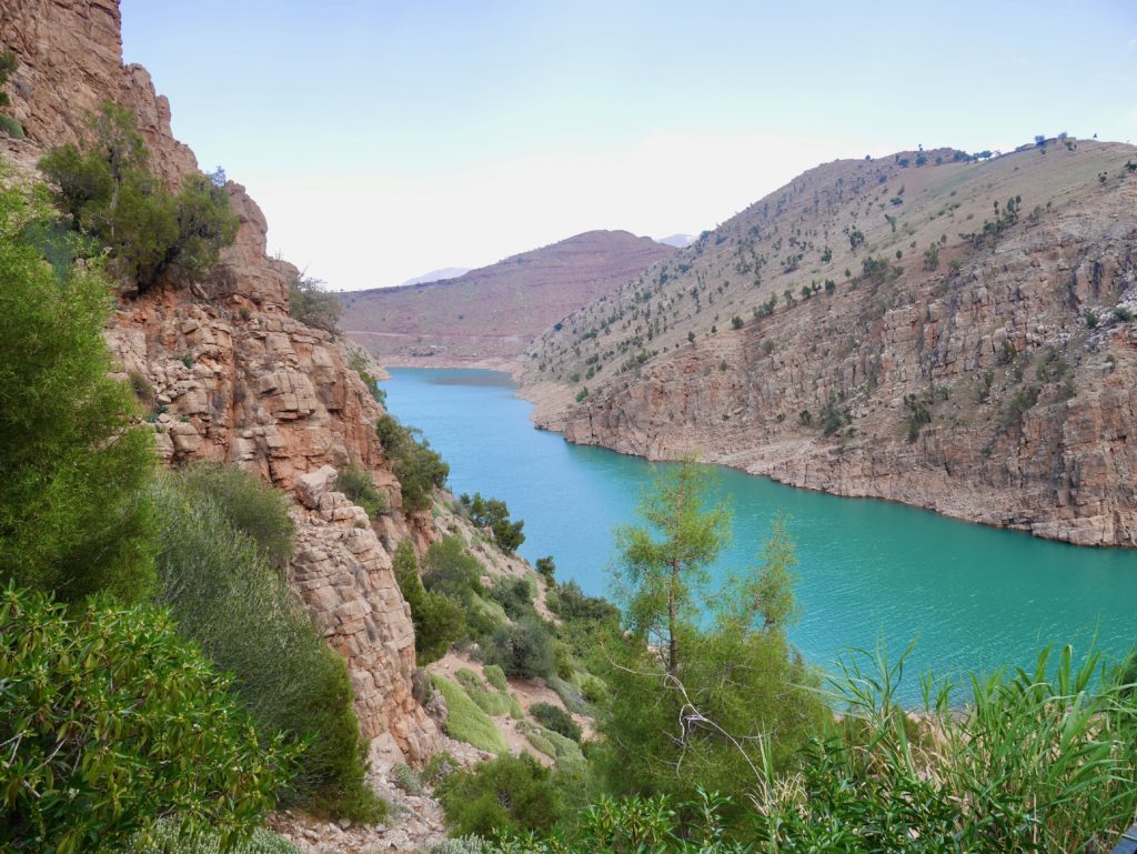 The beautiful lake of Bin El Ouidane