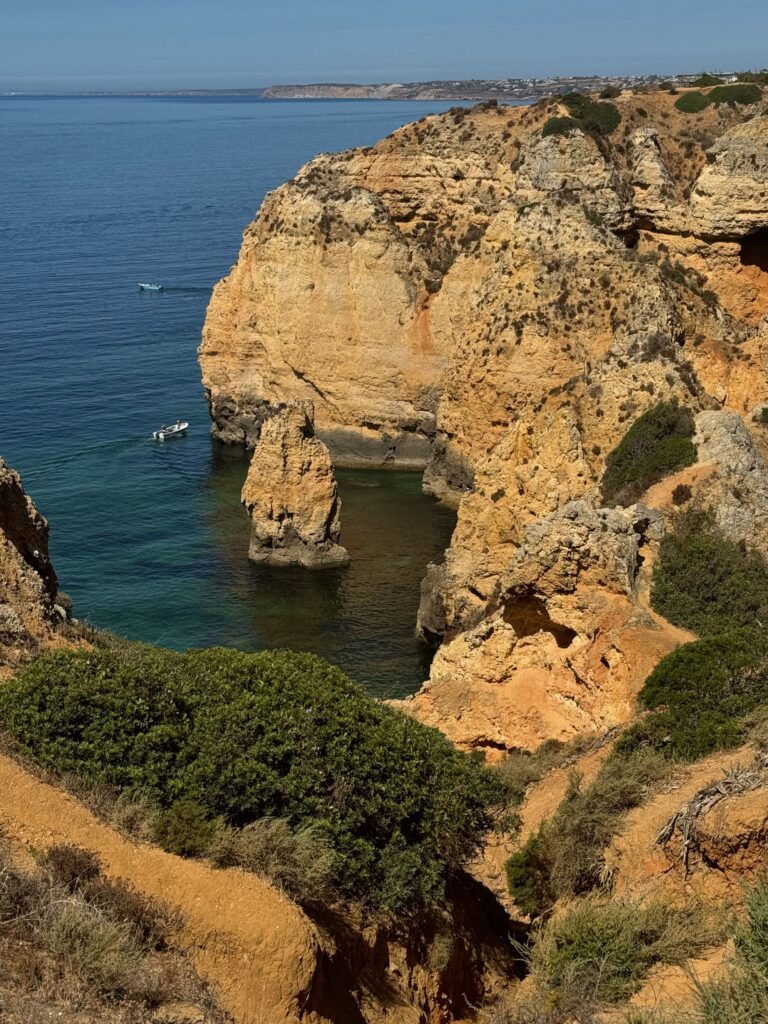 Some of the rock formations at the Ponta da Piedade, Lagos, Portugal.