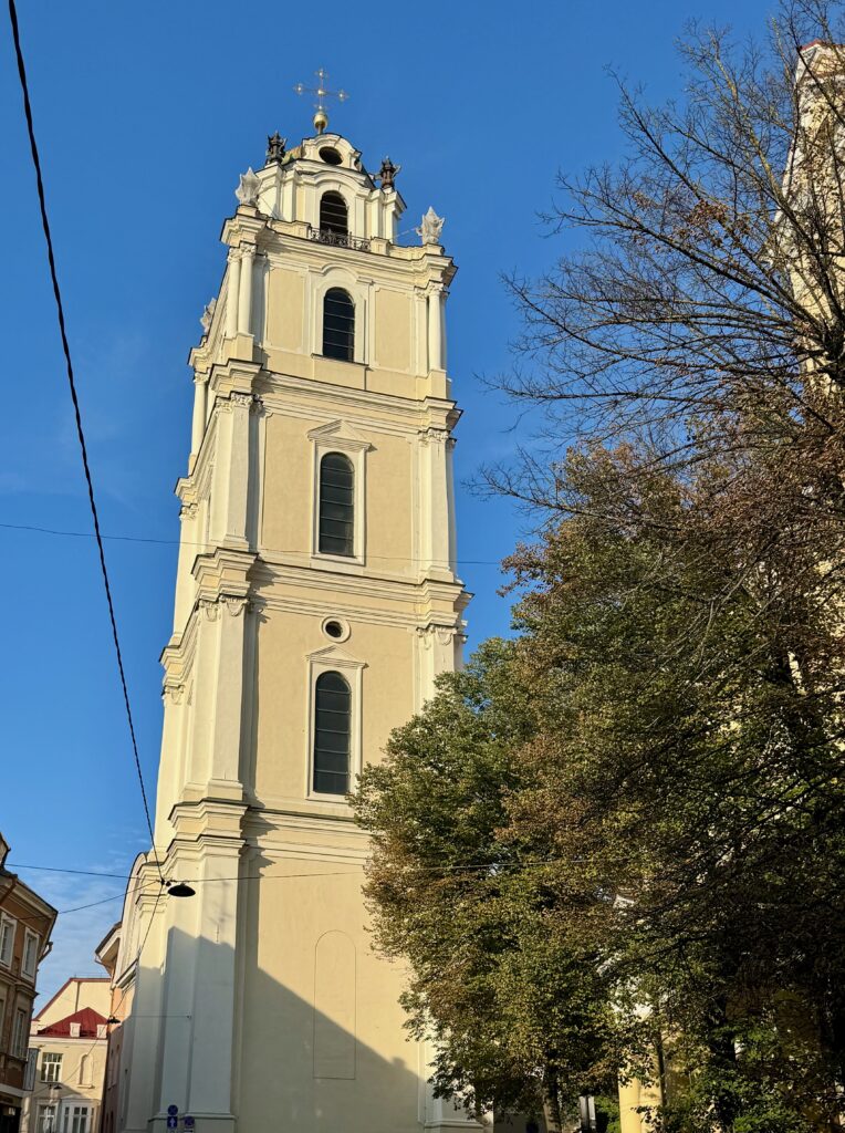 The observatory tower of Vilnius university.